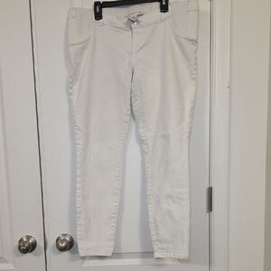 White Skinny Pants
